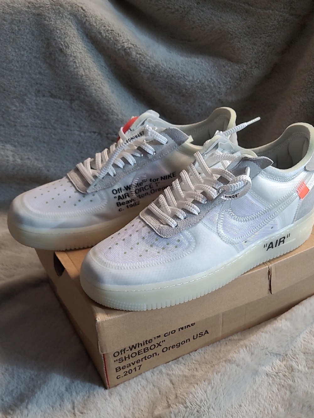 Off-White / Nike The Ten Nike Force 1 Low Mens 11 - Picture 8 of 12